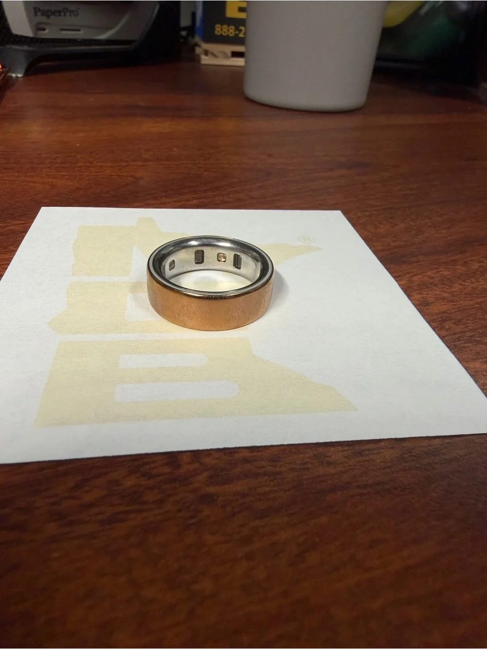 Oura Smart Ring in Rose Gold Size 10
